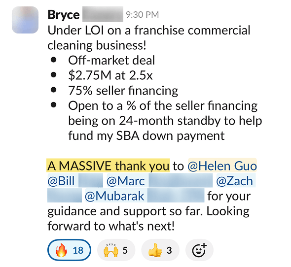 Bryce testimonial Bryce testimonial